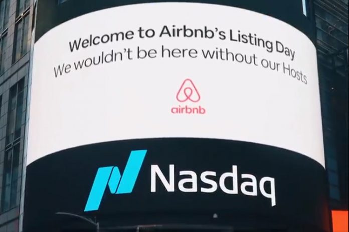 Airbnb is already worth more than $ 100 billion and surpasses Uber within days of being listed on Wall Street