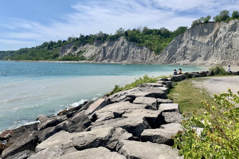 Bluffer’s Park is home to the only beach along the Scarborough Bluffs