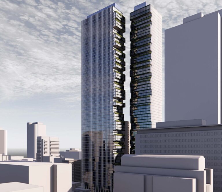 Twin Towers With Few Elevators Proposed by Crown Realty Partners in Downtown Toronto