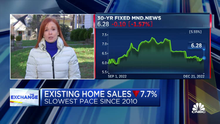 Home sales tumbled in November