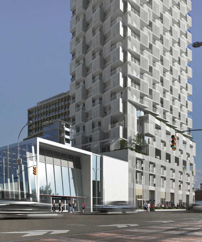 Tower Proposed at Eglinton and Keele by Future LRT Station