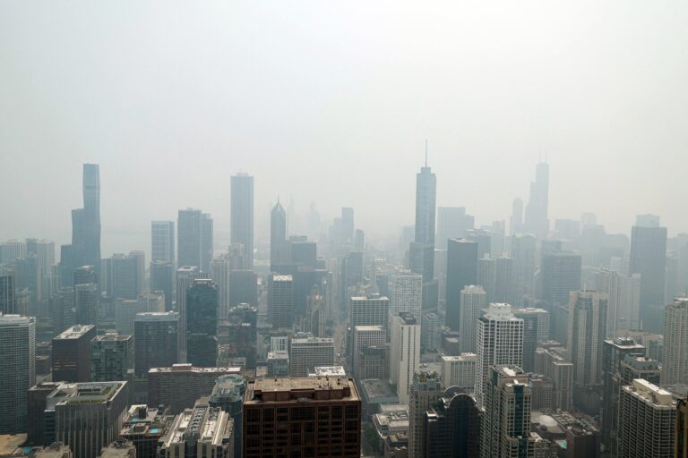 Chicago’s air quality index is the worst in the U.S. as Canada wildfire smoke lingers