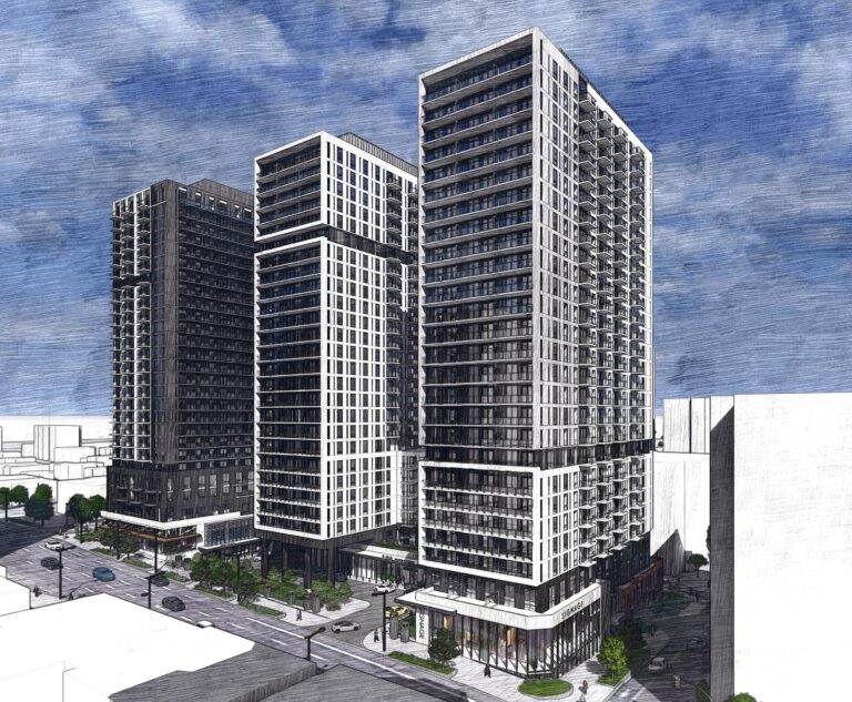 A Trio of High-Rise Towers Proposed in Downtown Hamilton