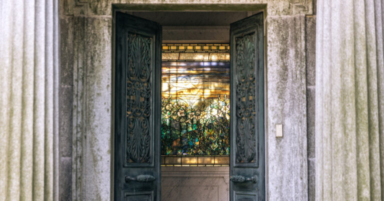 What’s Hidden in Woodlawn’s Mausoleums? Extraordinary Stained Glass.