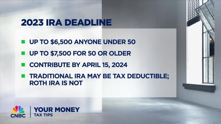 Tax Tips for 2024: IRA Contributions and Deadline