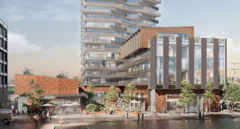 39-Storeys Proposed Opposite Tower Automotive Bldg in Junction Triangle