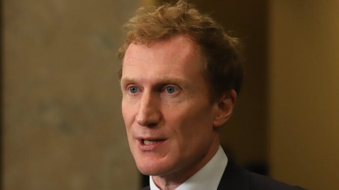 Immigration, Refugees and Citizenship Minister Marc Miller speaks before Question Period on Parliament Hill in Ottawa on June 12, 2024. (Patrick Doyle/The Canadian Press)