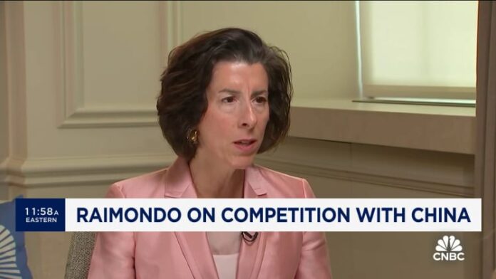 Commerce Secretary Gina Raimondo on competition with China: They can't have our AI chips