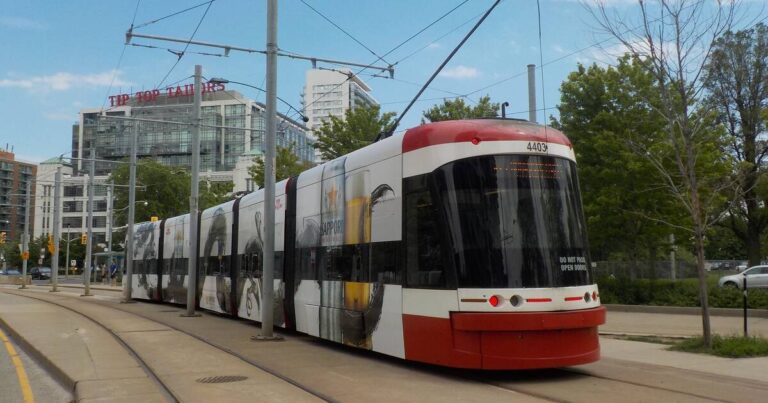 TTC replacing streetcar route with buses for the next 4 months