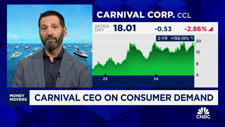 Carnival CEO Josh Weinstein on third-quarter profit growth