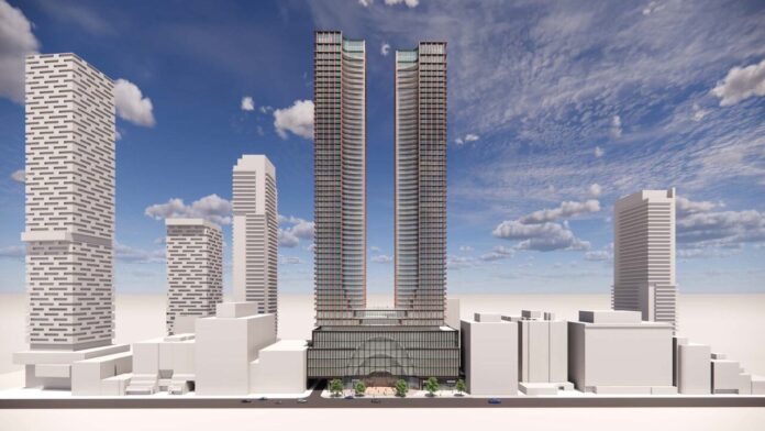 59- and 57-Storey Towers Proposed on Eglinton East