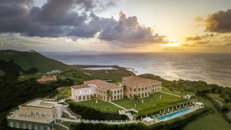 Tour the Caribbean's $200 million trophy property: The Terraces, Mustique