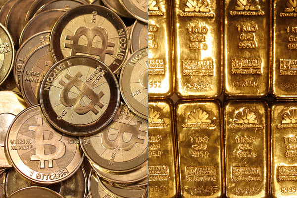 Bitcoin's chart bears some uncanny parallels to gold in the 1970s.  What does that mean for her 