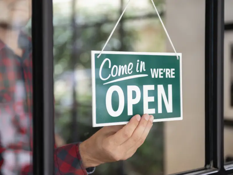 how to get more customers - open sign
