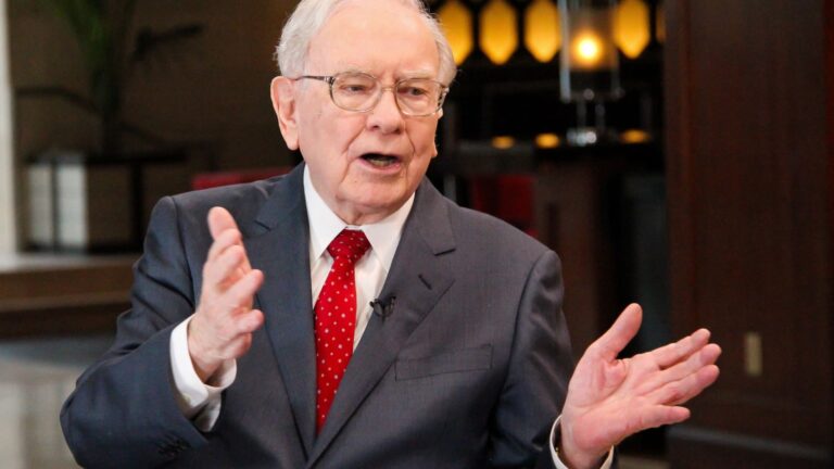 Warren Buffett says Berkshire may only do slightly better than the average company due to its sheer size