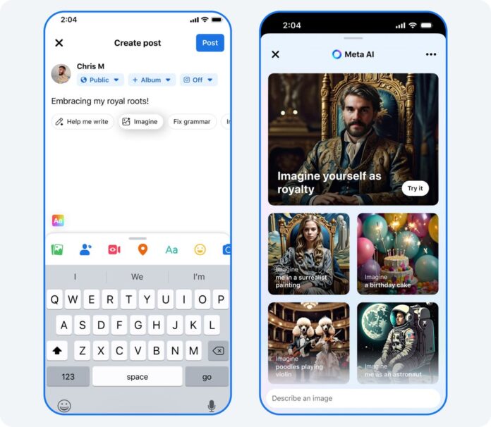 Meta Tests Custom AI Images on Facebook, Instagram Feeds
