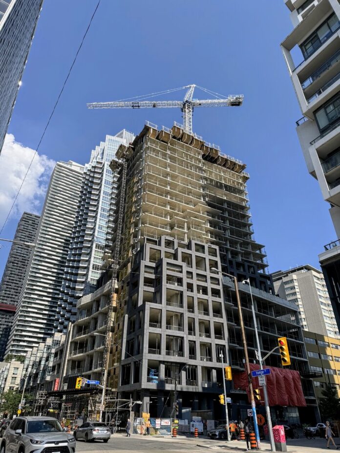 Y&S Condos Continues its Rise in Midtown with Cladding, First Glazing