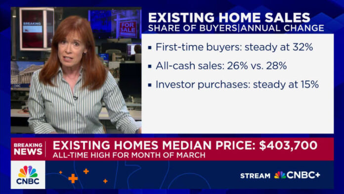 March existing home sales Miss