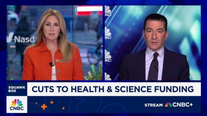 Dr. Scott Gottlieb on the effects of the cuts of the Trump government on the financing of health research