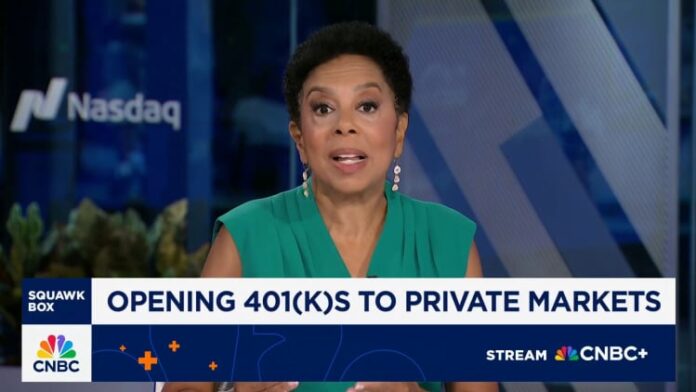 Opening of 401 (K) in private markets: Here is something to know