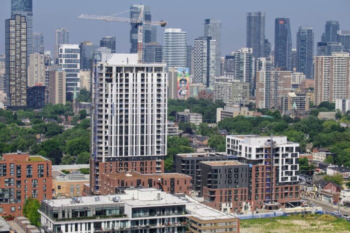 Unique Cladding Nears Completion in Regent Park at Daniels on Parliament