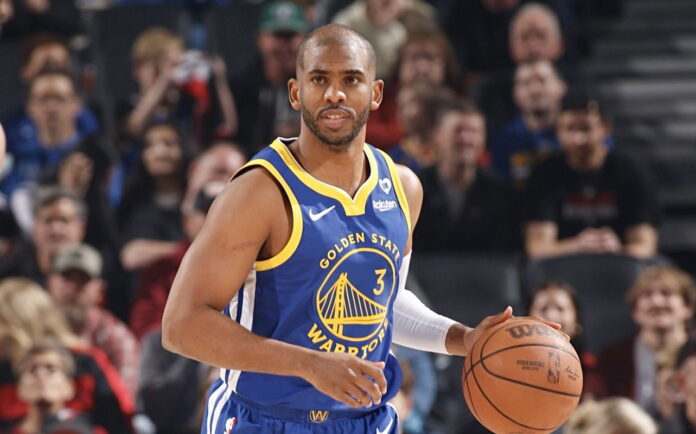 Chris Paul #3 of the Golden State Warriors, Chris Paul, NBA, Basketball, Oakland