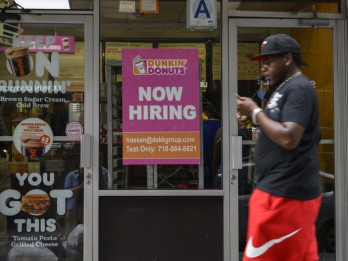 A man goes to one in New York City 