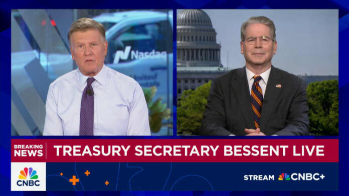 Take a look at CNBC's full interview with the finance minister Scott Bessent