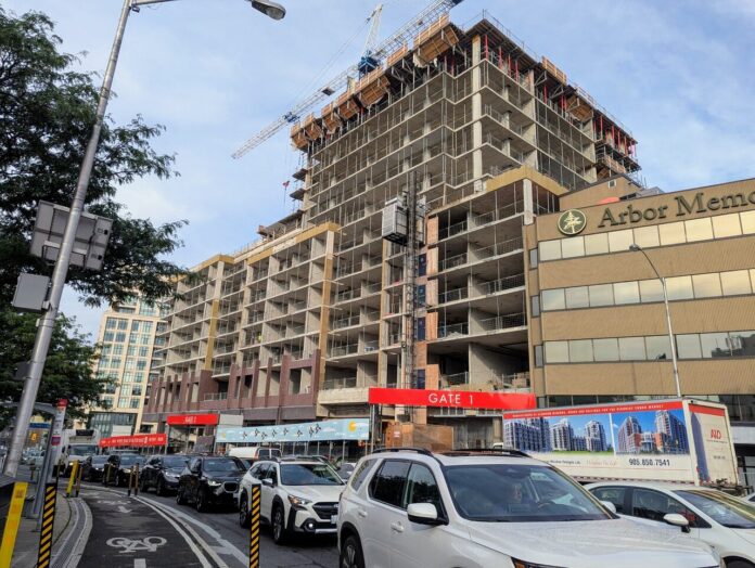 Bijou on Bloor Nears Full Height with Facade Installation Underway