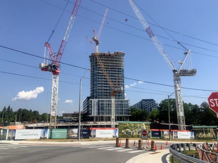 Central Park's Phase 1 Closing In on Topping Out