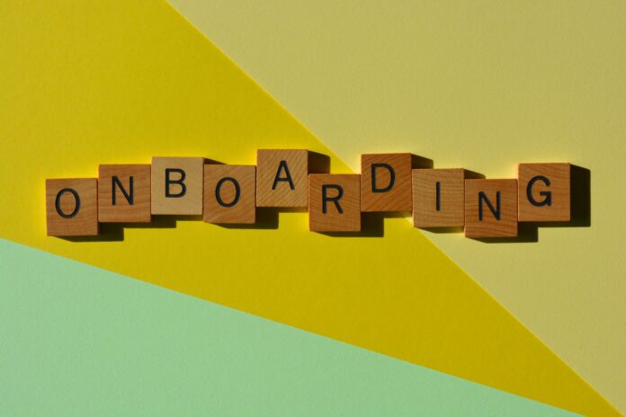 Onboarding, Wort als Banner -Überschrift