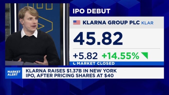 Buy now, pay the later company Klarna worth 17 billion US dollars after US exchange