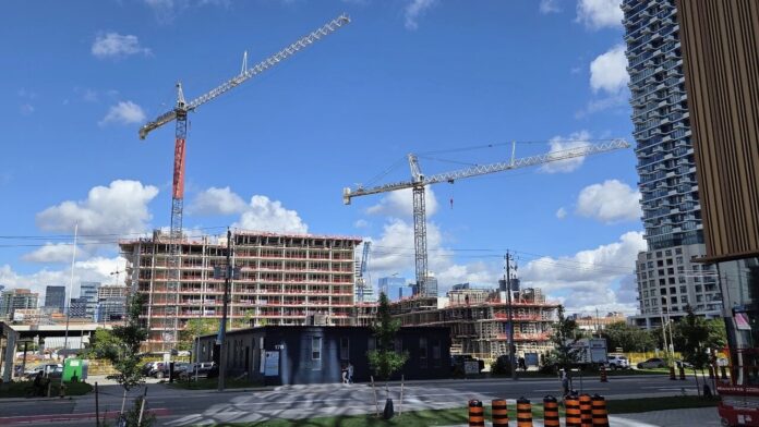 Pinnacle Lakeside Towers Begin to Rise in Toronto's East Bayfront