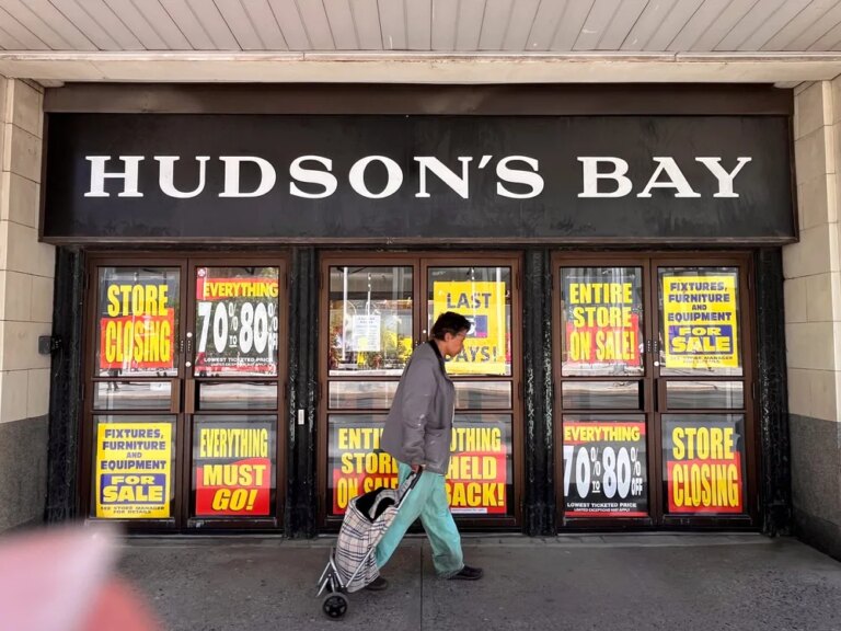 The Hudson's Bay Co. store in downtown Calgary is in its final days before closing.