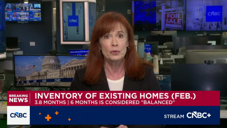 February home sales are recovering slightly