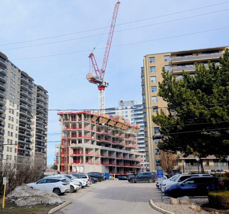 Rental Infill with Mid-Rise and Townhouses Taking Shape Near Fairview Mall