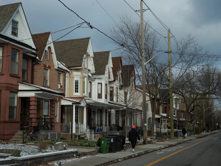A residential neighborhood in Toronto, Ontario.
