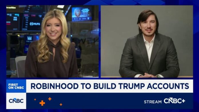 Robinhood CEO on supporting Trump accounts: Giving every child real property will change the world