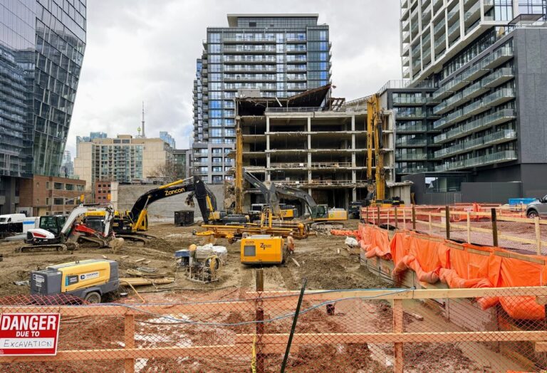 Demolition, Excavation Advance at 49 Ontario Street in Toronto's Old Town