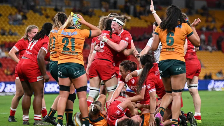 Wallaroos vs Canada.