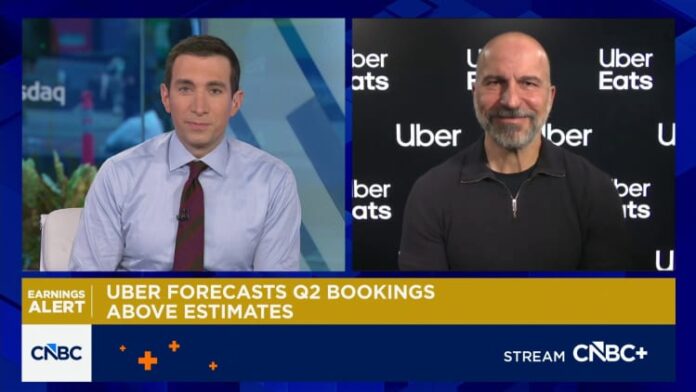 Uber and Disney are seeing the same remarkable dynamic in Uber CEO Dara Khosrowshahi on the first quarter results: We are building on the long term here