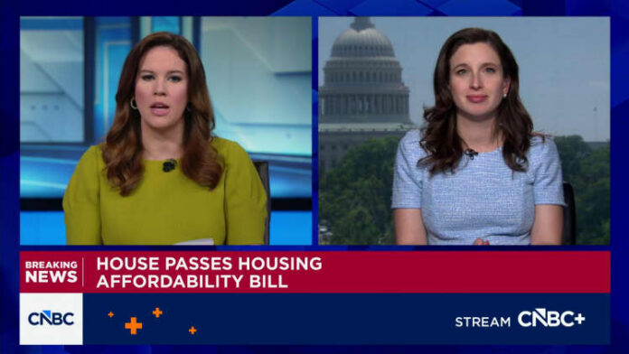 The US House of Representatives passes a housing affordability bill