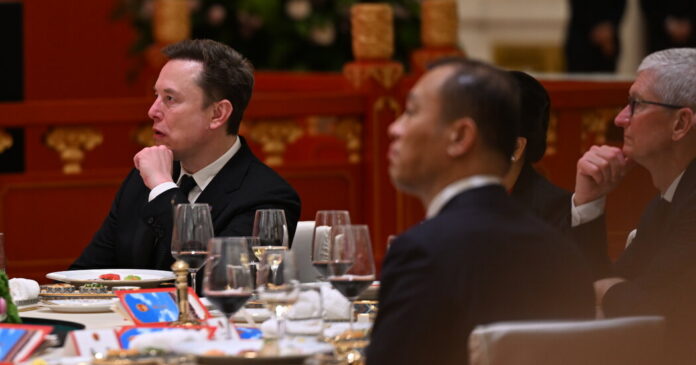 Elon Musk and Other CEOs on Trump’s Trip to China Sought Relief
